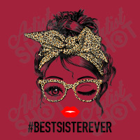 Best Sister Ever Mother's Day Messy Bun Basic T-shirt | Artistshot