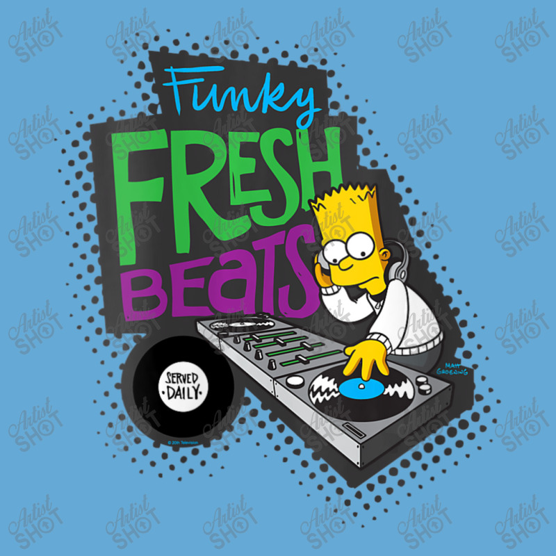 The Simpsons Bart Simpson Funky Fresh Beats Served Basic T-shirt | Artistshot