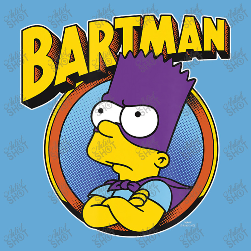 The Simpsons Bartman Hero Shot C2 Basic T-shirt by longdanouj | Artistshot