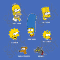 The Simpsons Family Faces C2 Basic T-shirt | Artistshot