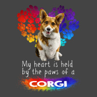 My Heart Is Held By The Paws Of A Corgi Basic T-shirt | Artistshot