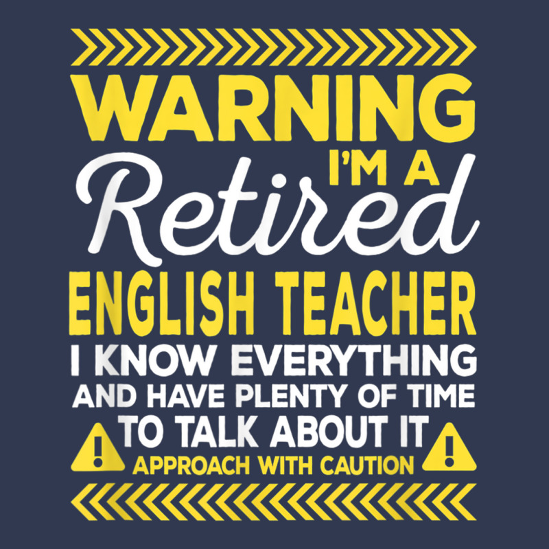 Warning Retired English Teacher Funny Language Ins Basic T-shirt | Artistshot