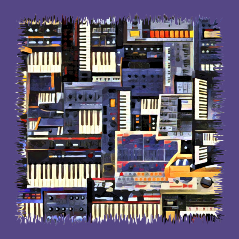 Synthesizer Lover Artwork Basic T-shirt | Artistshot