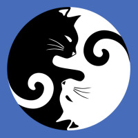 Ying Yang Cats   Black & White Basic T-shirt | Artistshot