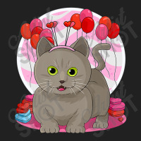 Munchkin Cat Heart Valentine Day Decor Basic T-shirt | Artistshot