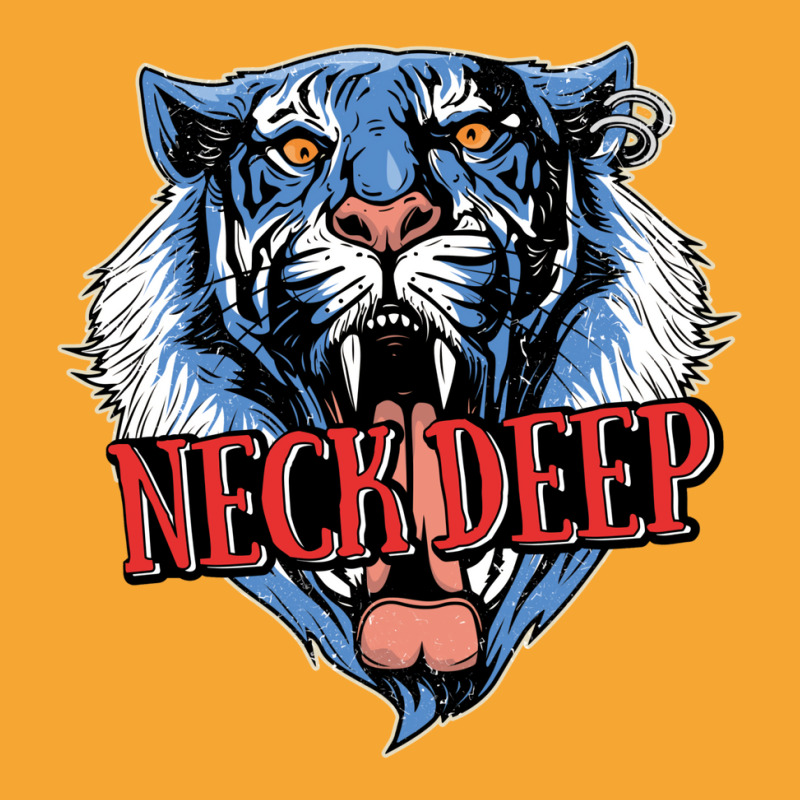 Neck Deep   Tiger Basic T-shirt by dallycoplina | Artistshot