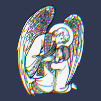 Zelator  Guardian Angel  Glitch Aesthetics Basic T-shirt | Artistshot