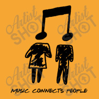 Music Connects People Basic T-shirt | Artistshot