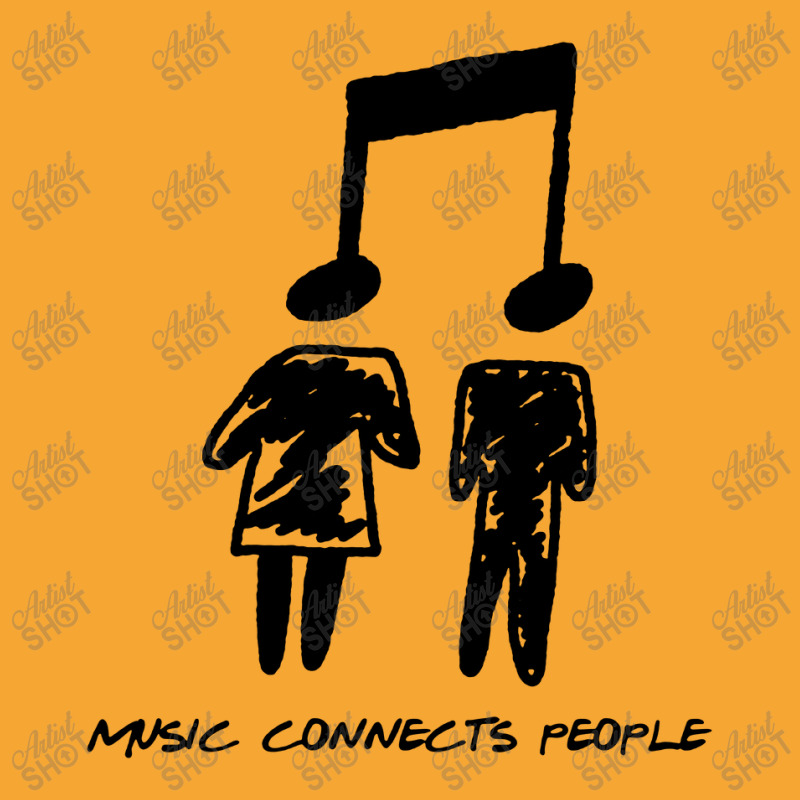 Music Connects People Basic T-shirt | Artistshot