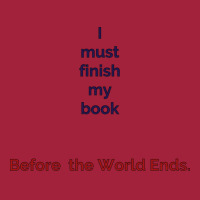 Finish Your Book Before The World Ends Yellow Basic T-shirt | Artistshot