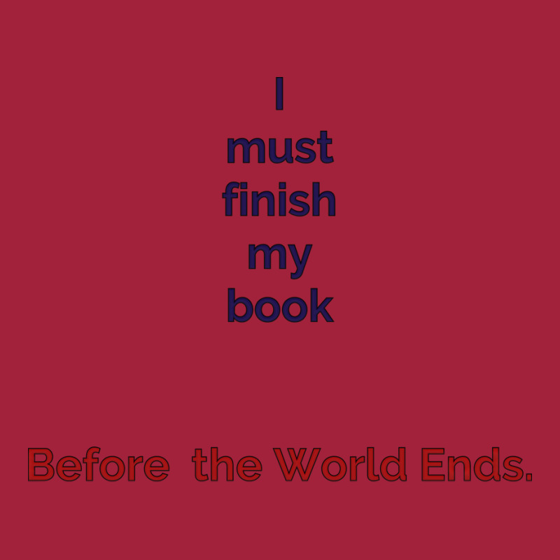 Finish Your Book Before The World Ends Yellow Basic T-shirt by otnoscleder8 | Artistshot