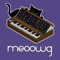 Synthesizer Cat Meow Basic T-shirt | Artistshot