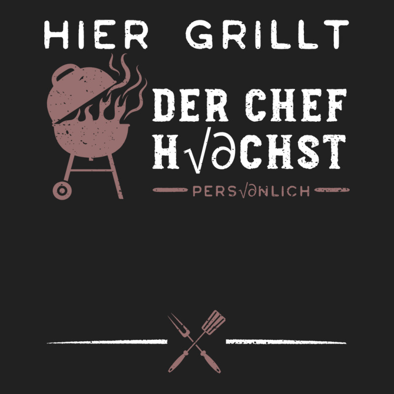 Hier Grillt Der Chef Hchst Persnlich Stars Basic T-shirt by strosesimonsf | Artistshot