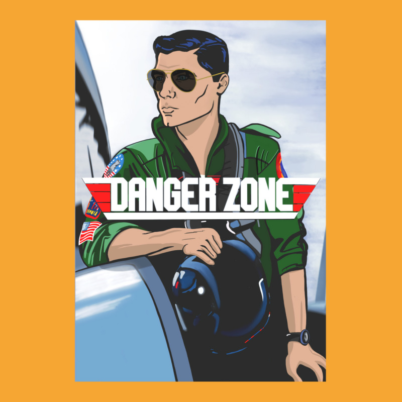 Danger Zone   White Basic T-shirt by cujiaouridap | Artistshot