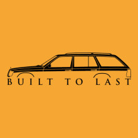 Built To Last  W124 Station Wagon Car Silhouette Basic T-shirt | Artistshot