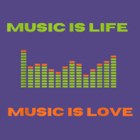 Music Is Life Music Is Love Equalizer Spectrum Ana Basic T-shirt | Artistshot