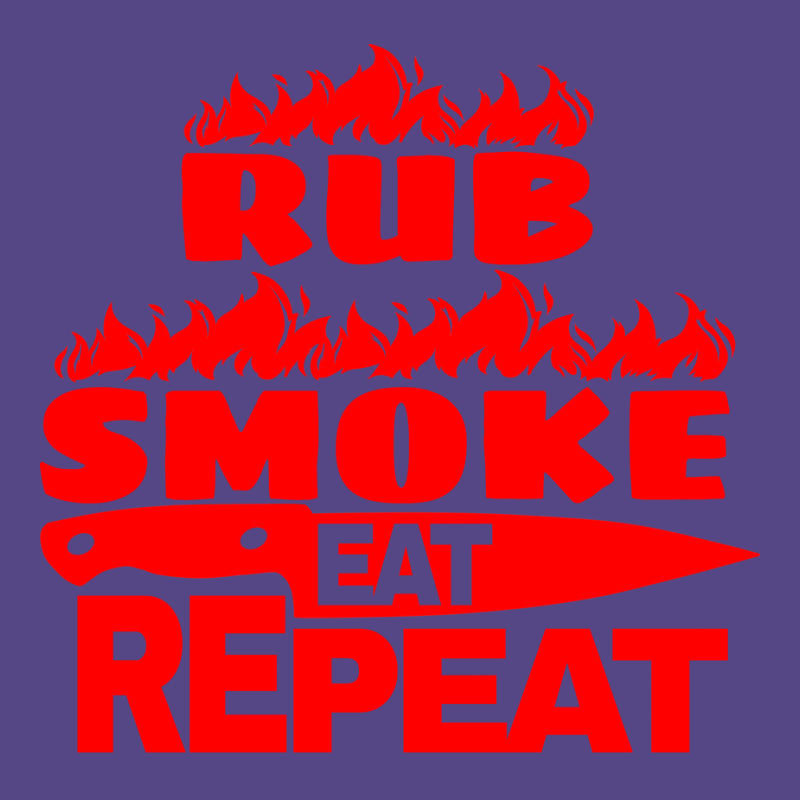 Womens Bbq Gift Print Mens Grilling Rub Smoke Eat Basic T-shirt by strosesimonsf | Artistshot