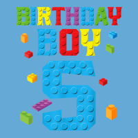 Master Builder 5th Birthday Boy 5 Five Year Buildi Basic T-shirt | Artistshot