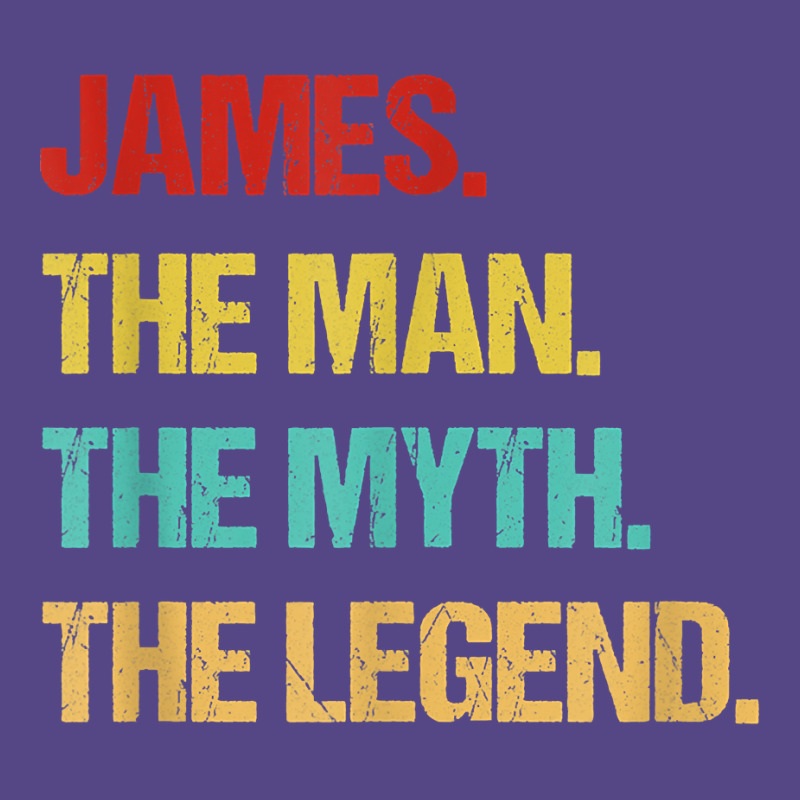 Mens James The Man The Myth The Legend T Shirt Basic T-shirt | Artistshot