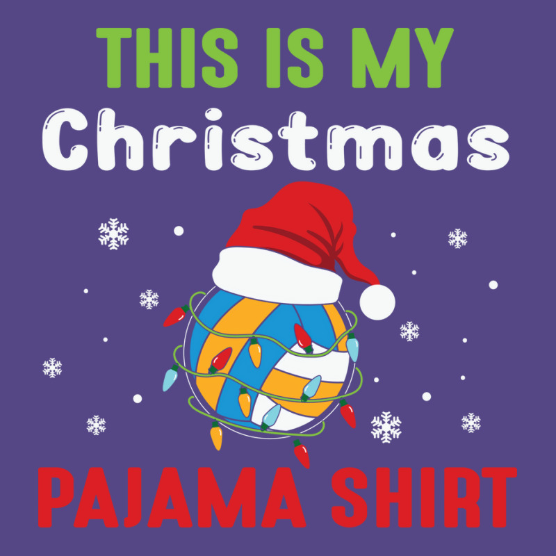 This Is My Christmas Pajama Volleyball Middle Bloc Basic T-shirt by zerrchudejv | Artistshot