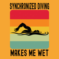 Synchronized Swimming Makes Me Wet Water Retro Quo Basic T-shirt | Artistshot