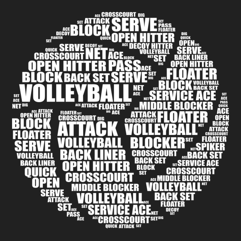 Volleyball Text Cool Funny Volleyball Lovers Gift Basic T-shirt | Artistshot