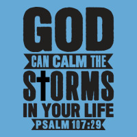 God Can Calm The Storms Green Basic T-shirt | Artistshot