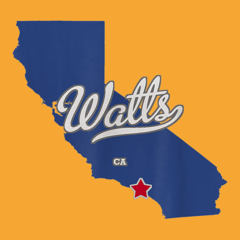 Watts California Los Angeles Ca Map T Shirt Basic T-shirt | Artistshot