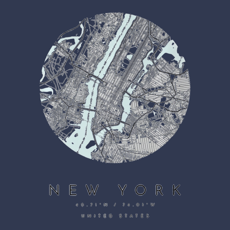 New York Coordinates Map Hometown Premium T Shirt Basic T-shirt | Artistshot