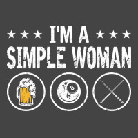 Im A Simple Woman 8 Ball Pool Cue Billiards Basic T-shirt | Artistshot