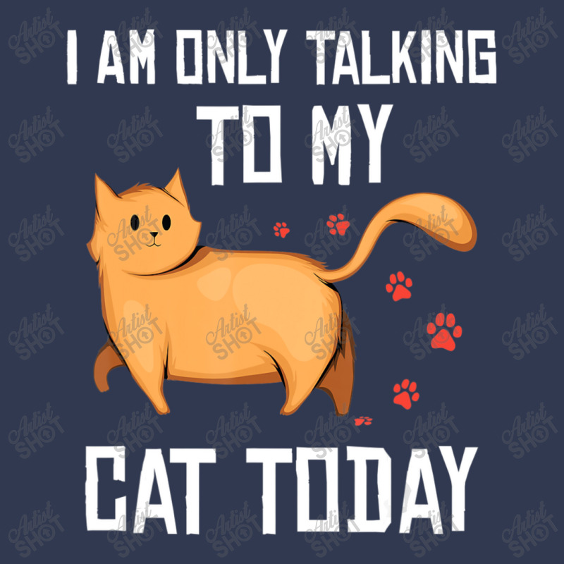 Introvert Cat Lover I Am Only Talking To My Cat Today Basic Youth T-shirt | Artistshot