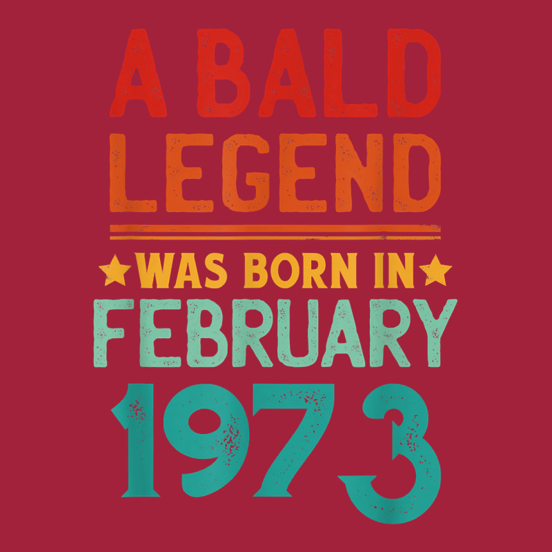 Mens Bald Men Born In February 1973 Funny T Shirt Basic Youth T-shirt | Artistshot