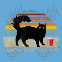 I Know What You Did Saying Retro Black Cat Red Cup Basic Youth T-shirt | Artistshot