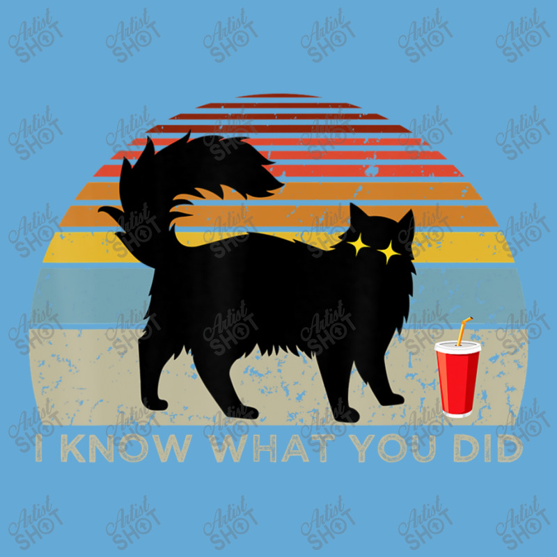 I Know What You Did Saying Retro Black Cat Red Cup Basic Youth T-shirt | Artistshot