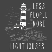 Lighthouse Less People More Lighthouses Seaside Li Basic Youth T-shirt | Artistshot