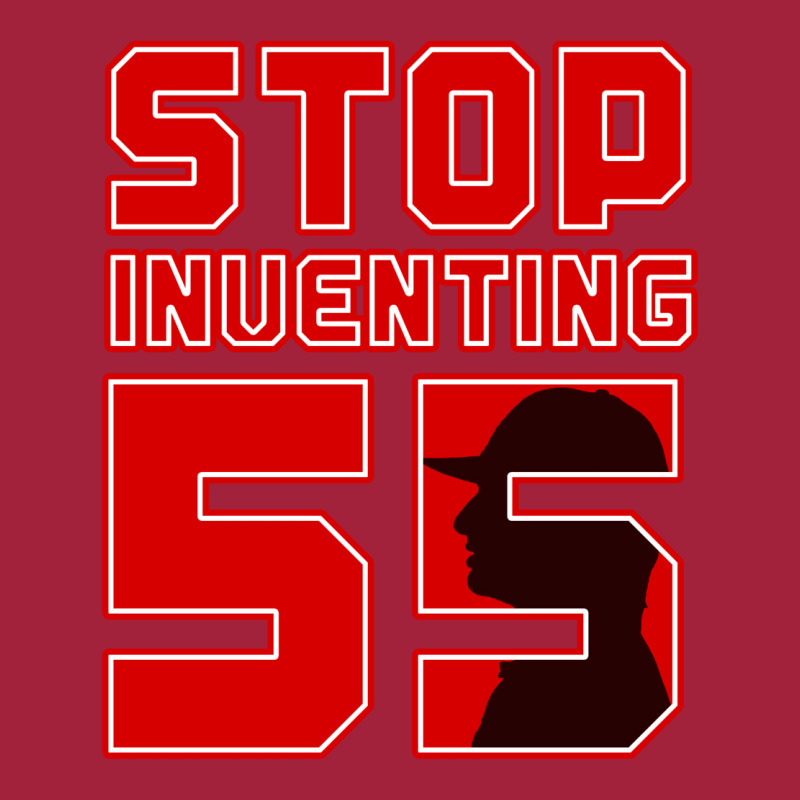 Stop Inventing 55 Basic T-shirt by micsikhibinop | Artistshot