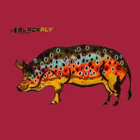 Funny Fly Fishing Pig Hog With Brown Trout Skin Te Basic T-shirt | Artistshot