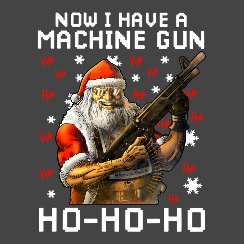 Now I Have A Machine Gun Ho Ho Ho Long Sleeve T Sh Basic T-shirt | Artistshot