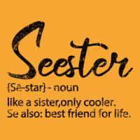 Seester Definition Funny Sister Best Friend For Li Basic T-shirt | Artistshot