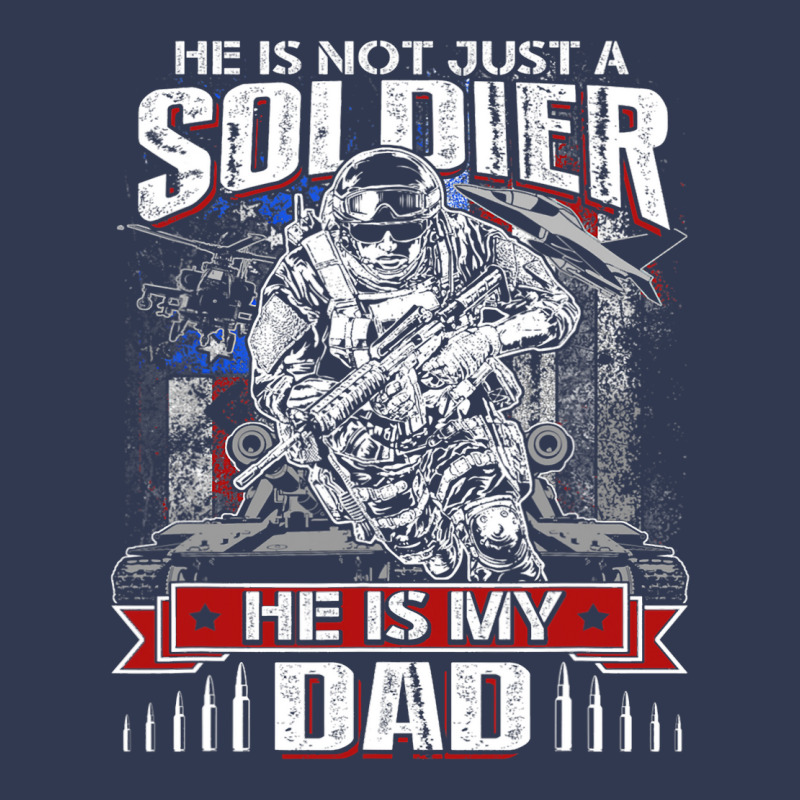 My Dad Is A Soldier Proud Army Dad Fathers Day Basic T-shirt | Artistshot