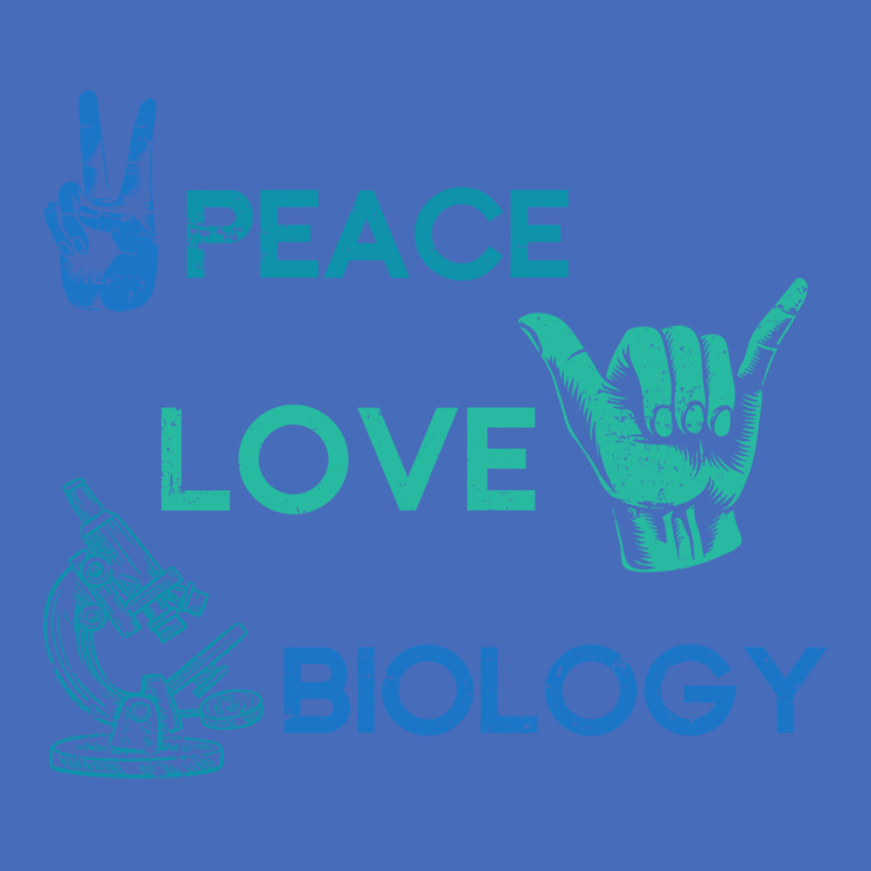 Peace Love Science Hippie Biology Girl Basic T-shirt by limverjobetg | Artistshot