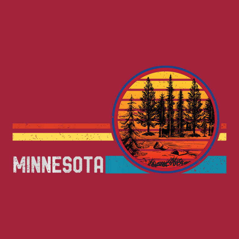 Retro Vintage Minnesota Mn 80s Lake Forest Mountai Basic T-shirt by genousuv | Artistshot