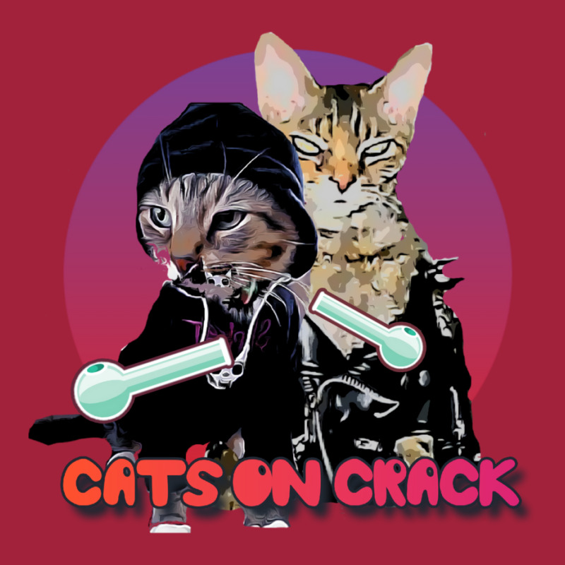 Cats On Crack Basic T-shirt | Artistshot