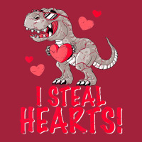 I Steal Hearts Trex Dino Boys Valentines Day Dinos Basic T-shirt | Artistshot