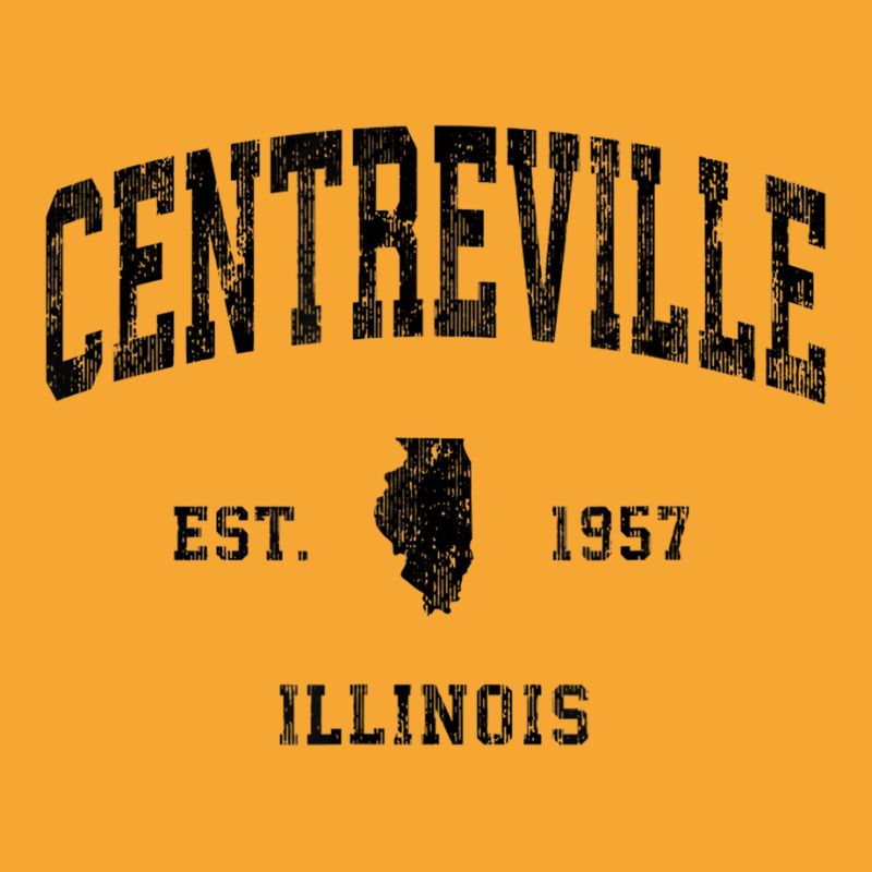 Centreville Michigan Mi Vintage Athletic Black Spo Basic T-shirt | Artistshot