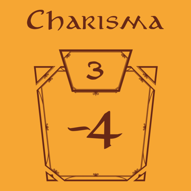 3 Charisma Outline Basic T-shirt by kribsmankern | Artistshot