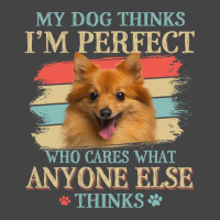 My Dog Thinks Im Perfect German Spitz Dog Retro St Basic T-shirt | Artistshot