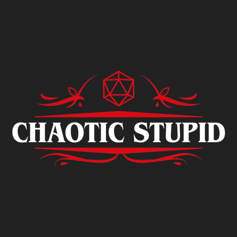 Chaotic Stupid Alignment Tabletop Rpg Addict 31 Basic T-shirt | Artistshot