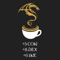 Coffee Stats Tabletop Rpg Addict 7 Basic T-shirt | Artistshot