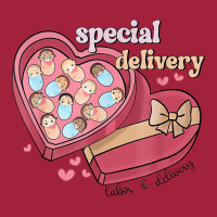 Special Delivery Labor And Delivery Nurse Valentin Basic T-shirt | Artistshot